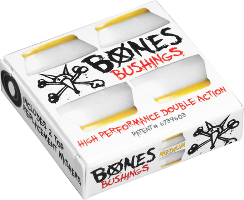 BONES - Hardcore Bushings - Gommes - Medium /Blanc