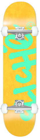 CLICHé - Skateboard Complet - Handwritten Orange Teal - 8.25"
