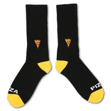 PIZZA - Emoji Socks /Black-Yellow