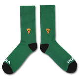 PIZZA - Emoji Socks /Green