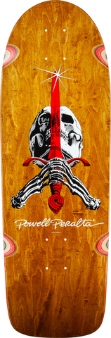 POWELL PERALTA - Skull & Sword - Rodriguez - Reissue - Brown - 10"