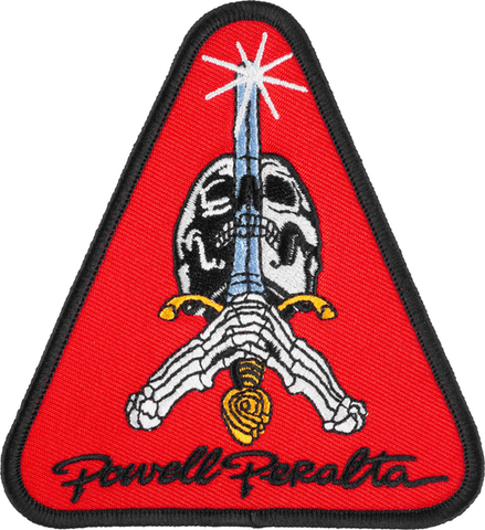 POWELL - Skull & Swords - Red - Patch