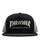 THRASHER - EMB Mesh - Trucker - Mag Logo - Casquette /Black