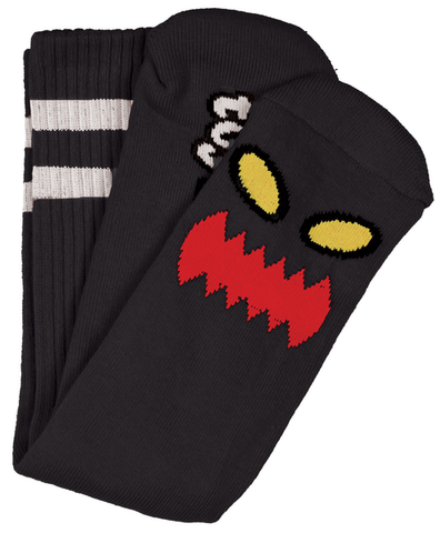 TOY MACHINE - Monster Face Socks - Chaussettes /Black