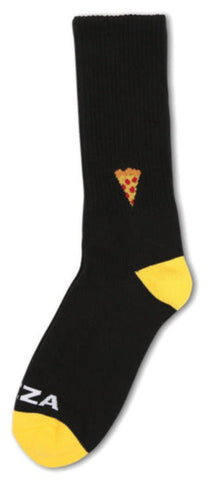 PIZZA - Emoji Socks /Black-Yellow