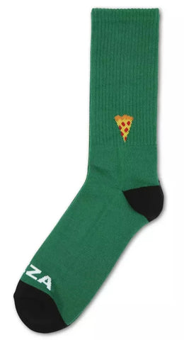 PIZZA - Emoji Socks /Green