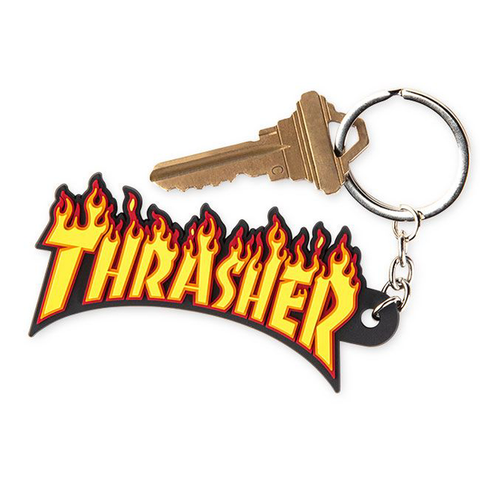 THRASHER - Flame - Keychain - Porte Clés