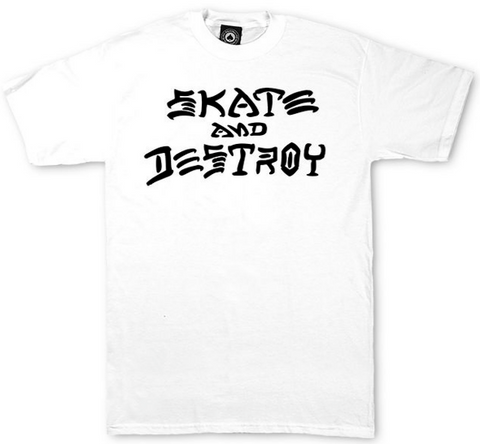THRASHER - Skate & Destroy - Tshirt /White