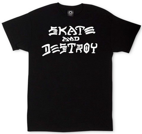 THRASHER - Skate & Destroy - Tshirt /Black