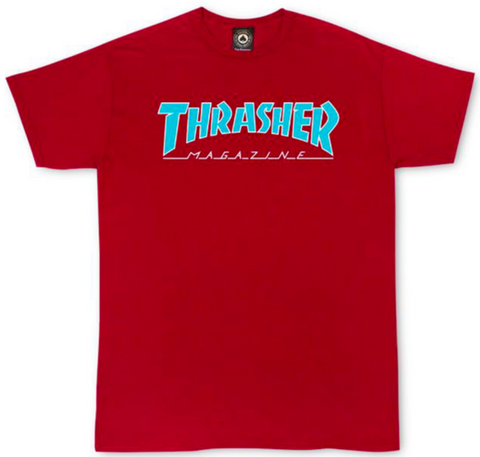 THRASHER - Outlined - Tshirt /Cardinal