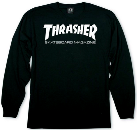 THRASHER - Skate Mag - Tshirt Manches Longues /Black