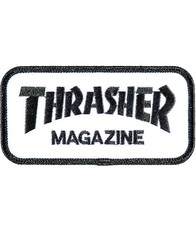 THRASHER - Logo Patch /Blanc