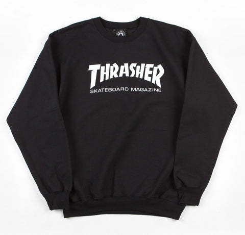 THRASHER - Skate Mag Crewneck /Noir