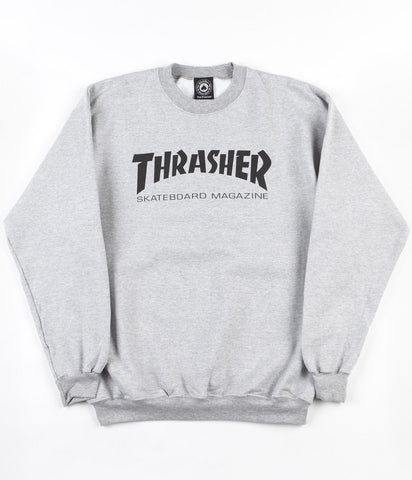 THRASHER - Skate Mag Crewneck /Gris